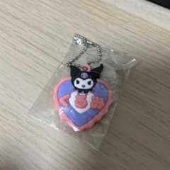 クロミ ハート型ラバーキーホルダー ガチャのサムネイル