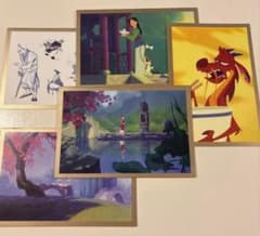 ★セール★ディズニー ムーラン ポストカードセット Disney Mulanのサムネイル