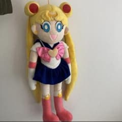 セーラームーン　特大　当時物　ぬいぐるみ　2体　90' 激レア】美少女戦士セーラームーン ぬいぐるみ 特大 当時モノ