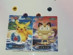ポケモン クリアカード 2枚セット ピカチュウ ニャースのサムネイル