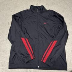 Nike ナイロンジャケット 黒/赤 XLのサムネイル