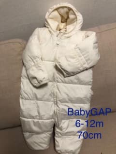 ◆値下げ◆美品　GAP ダウン 70cm ロンパースのサムネイル