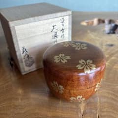 淡々斎好 大堰川棗 義峰作 共箱 淡々斎好 大堰川棗 義峰作 共箱 - メルカリ