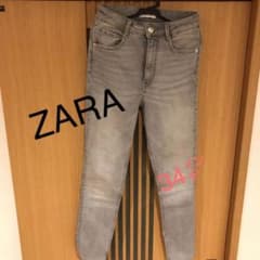 ZARA ハイウエスト　スキニーデニム グレーのサムネイル