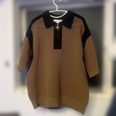 CULLNI ハーフジップ 半袖ポロシャツ ニット サイズ2 - メルカリ