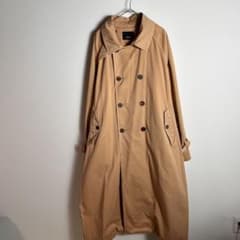 08circus トレンチコート　ロング　マキシ丈　ベージュ　製品染め 08circus トレンチコート ロング マキシ丈 ベージュ 製品染め - メルカリ