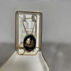マ*ー様 LIMOGES フランス製 磁器 ネックレス ペンダントのサムネイル