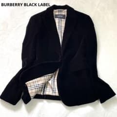 BURBERRY BLACK LABEL テーラードジャケット　ベロアのサムネイル