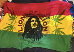 90's ボブ・マーリー Bob Marley タペストリー フラッグ 大判のサムネイル