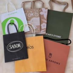 ショップ袋 ブランド ショッパー まとめ売り 7枚セット - メルカリ