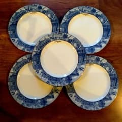 SPODE 大皿　5枚セット　ヴィクトリアン風景画 匿名配送 The Spode Georgian Series 7 5/8 Bread Plate | Mercari
