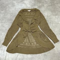 COLZA カーディガン 長袖 カーキ Lのサムネイル