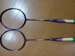 YONEX バドミントンラケット ナノフレア700プロ 2本セット ジャンク