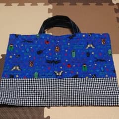 レッスンバッグ ハンドメイド キルト 昆虫 男の子のサムネイル