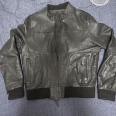 レザージャケット ブラック ライダースのサムネイル