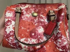 COACH ハンドバッグ 花柄 ピンク系のサムネイル