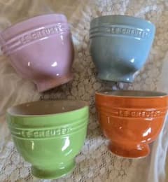 ル・クルーゼ♡ デザートカップ ♡ミニボウル4個セット期間限定お値下げ中 ル・クルーゼ♡ デザートカップ ♡ミニボウル4個セット期間限定お