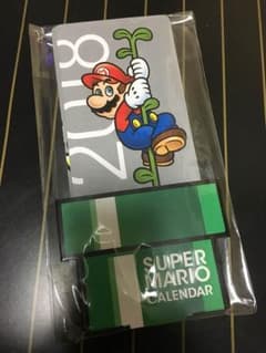 スーパーマリオ 2018年 卓上カレンダーのサムネイル