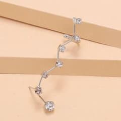 N3160 ホクトシチセイのピアス レディースピアス　北斗七星のピアス　シルバー