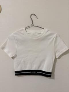 X-girl ホワイト ショート丈 Tシャツのサムネイル