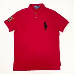 極美品✨ Polo by Ralph Lauren ポロシャツ ビックポニー 赤 - メルカリ