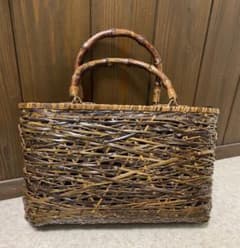 ★ かごバッグ 美品　★のサムネイル