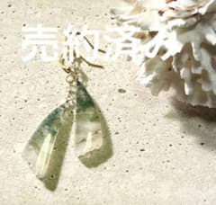 モスアゲート　ドゥルージー　コーネルピン　14kgfピアス モスアゲート ドゥルージー コーネルピン 14kgfピアス - メルカリ