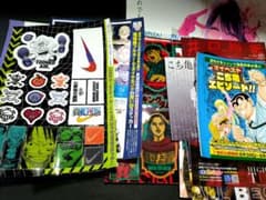 Shonen Jump Young Jump Bonus Set: Stickers, Pin-up, One Piece