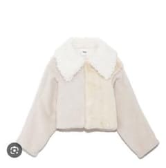 N*様 FURFUR ミックスエコファージャケット　アイボリーのサムネイル