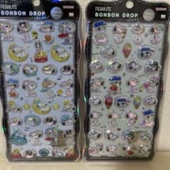 スヌーピー ボンボンドロップシール 2種セットのサムネイル