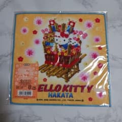 新品】激レア 2002年 平成レトロ ご当地キティ 博多山笠 プチタオル