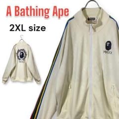 【美品】APE アベイシング エイプ 20SS ジャージ 2XL 総柄 白 レア m62236090231_1.jpg?1713718287