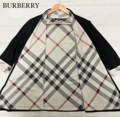 極美品✨バーバリー ロンドン メガチェック 洗える カーディガン 羽織 ブラック 極美品✨バーバリー ロンドン メガチェック 洗える カーディガン