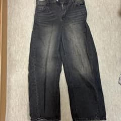 BEAMS HEART ワイドデニムパンツ ブラック Mのサムネイル