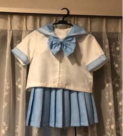 カラーセーラー服(水色)のサムネイル