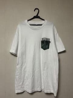 GUAM ポケットデザイン Tシャツ ホワイト　Lのサムネイル