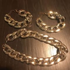 ダンス用　アクセサリー　ブレスレット・ネックレス　ヒップホップ　キッズにも！のサムネイル