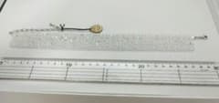 スワロフスキー クリスタルAB-5301 4mm編み込ネックレス 約30cm - メルカリ