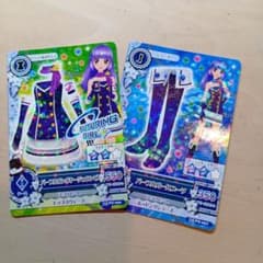 パープルボンボージュワンピ パープルガールブーツ 【しばライオン様専用】のサムネイル