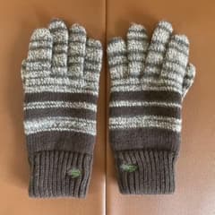 LACOSTE ラコステ ニット手袋 ボーダー柄のサムネイル