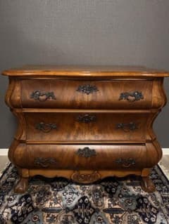 ⚠️11月まで‼️バロックスタイル 木製チェスト 3引き出し　アンティーク家具 ⚠️11月まで‼️バロックスタイル 木製チェスト 3引き出し
