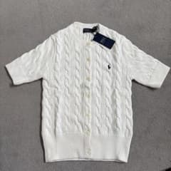 Polo by Ralph Lauren ケーブルニット 半袖 カーディガンS - メルカリ