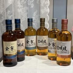 ニッカ 余市 宮城峡 2018 2021 2022限定　各1計6本セットのサムネイル