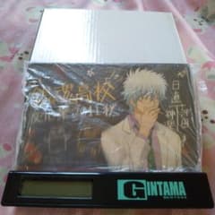 未使用美品箱付き銀魂高校フォトフレームクロック時計文化祭2011秋グッズ坂田銀時 未使用美品箱付き銀魂高校フォトフレームクロック時計文化祭2011秋