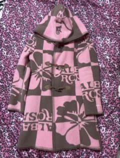 ALBA ROSA ダッフルコート ピンク ブラウン 新升目 激レア 美品 - メルカリ