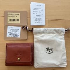 IL BISONTE ⭐︎  三つ折りミニ財布 赤茶　イルビゾンテのサムネイル
