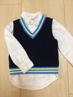 男の子 フォーマル ベスト シャツ セットのサムネイル