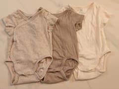 H&M ベビー ロンパース 3枚セット 2-4Mのサムネイル