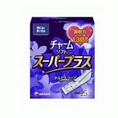 ユニチャーム チャーム ソフトタンポン スーパープラス 25個入り(24個入り)のサムネイル