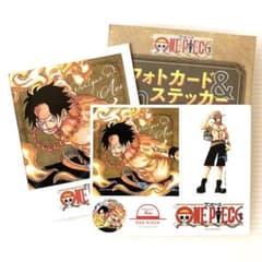ワンピース　one piece フォトカード　ステッカーセット　コンプリート ワンピース one piece フォトカード ステッカーセット